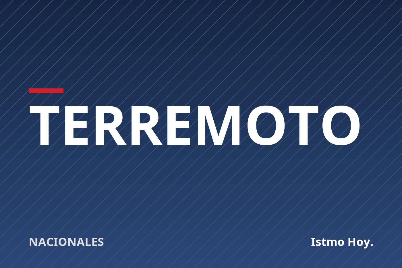 Comités ecuménico e interreligioso piden calma y unidad a los panameños tras el terremoto del 9 de octubre
