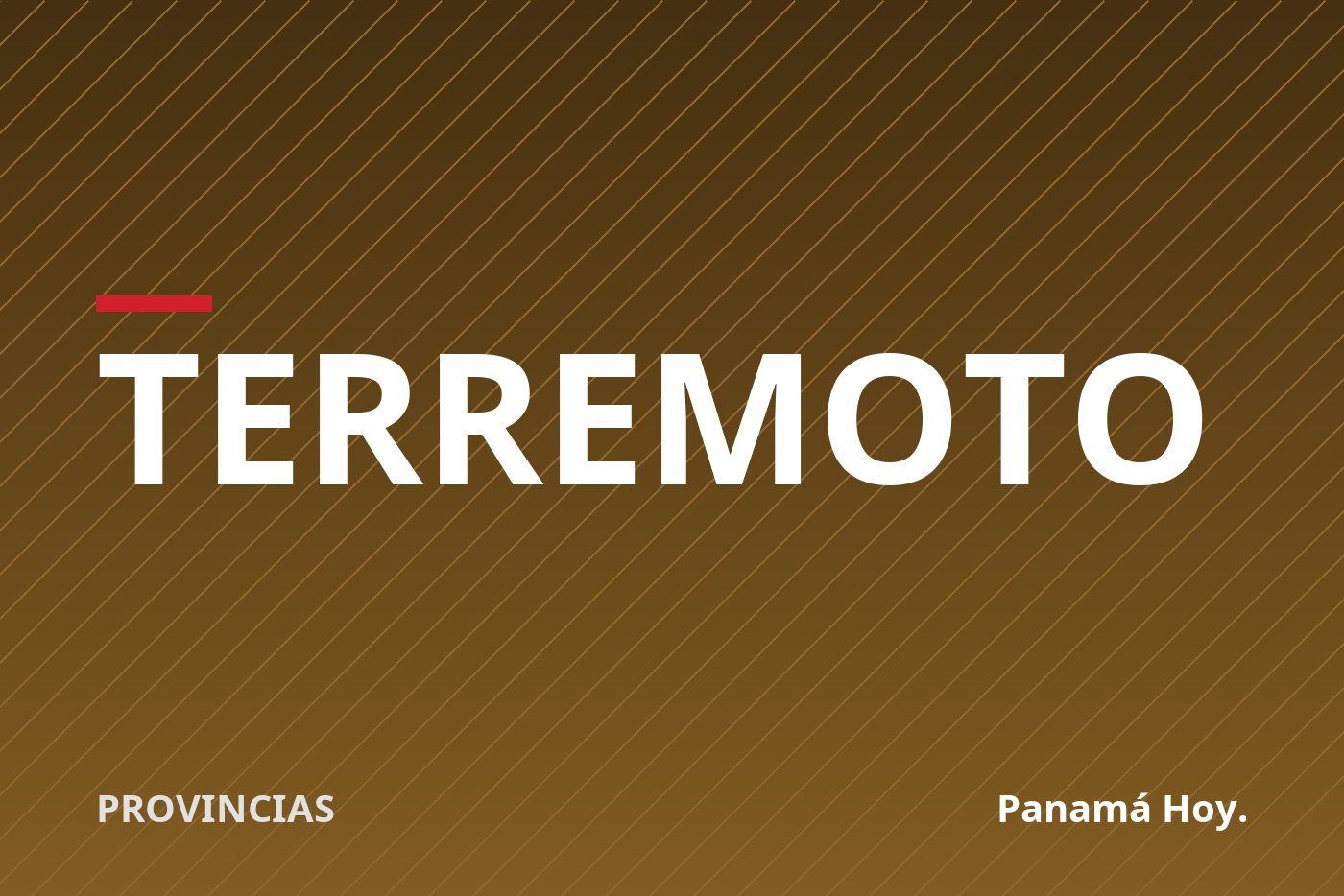 MOP reconstruirá por completo la carretera Tonosí-Búcaro, colapsada por el terremoto de 7.5