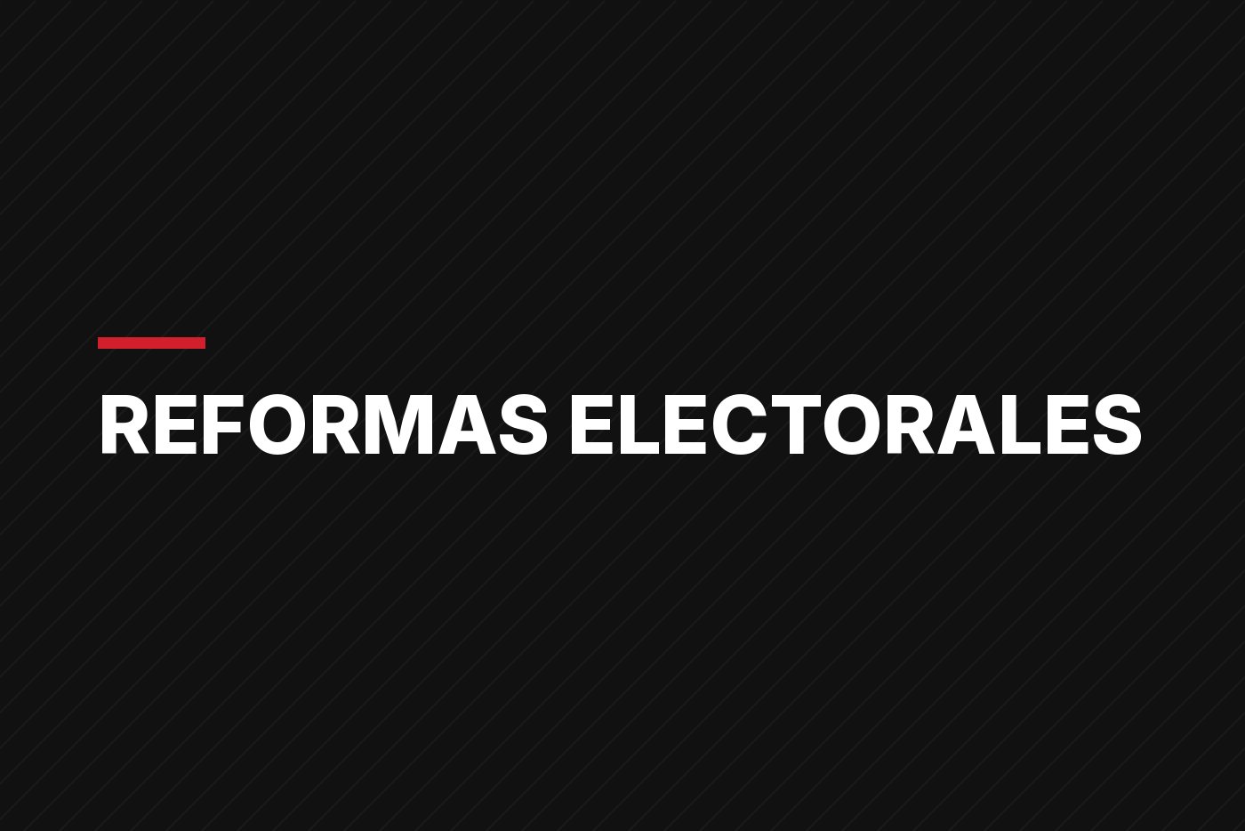 Reformas electorales quedan para segundo debate hasta enero de 2027, confirma la Asamblea